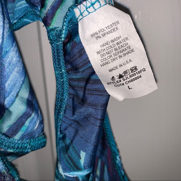NWT JLUXLABEL Turquoise Dreams Halter & Duster Set - Picture 9 of 16